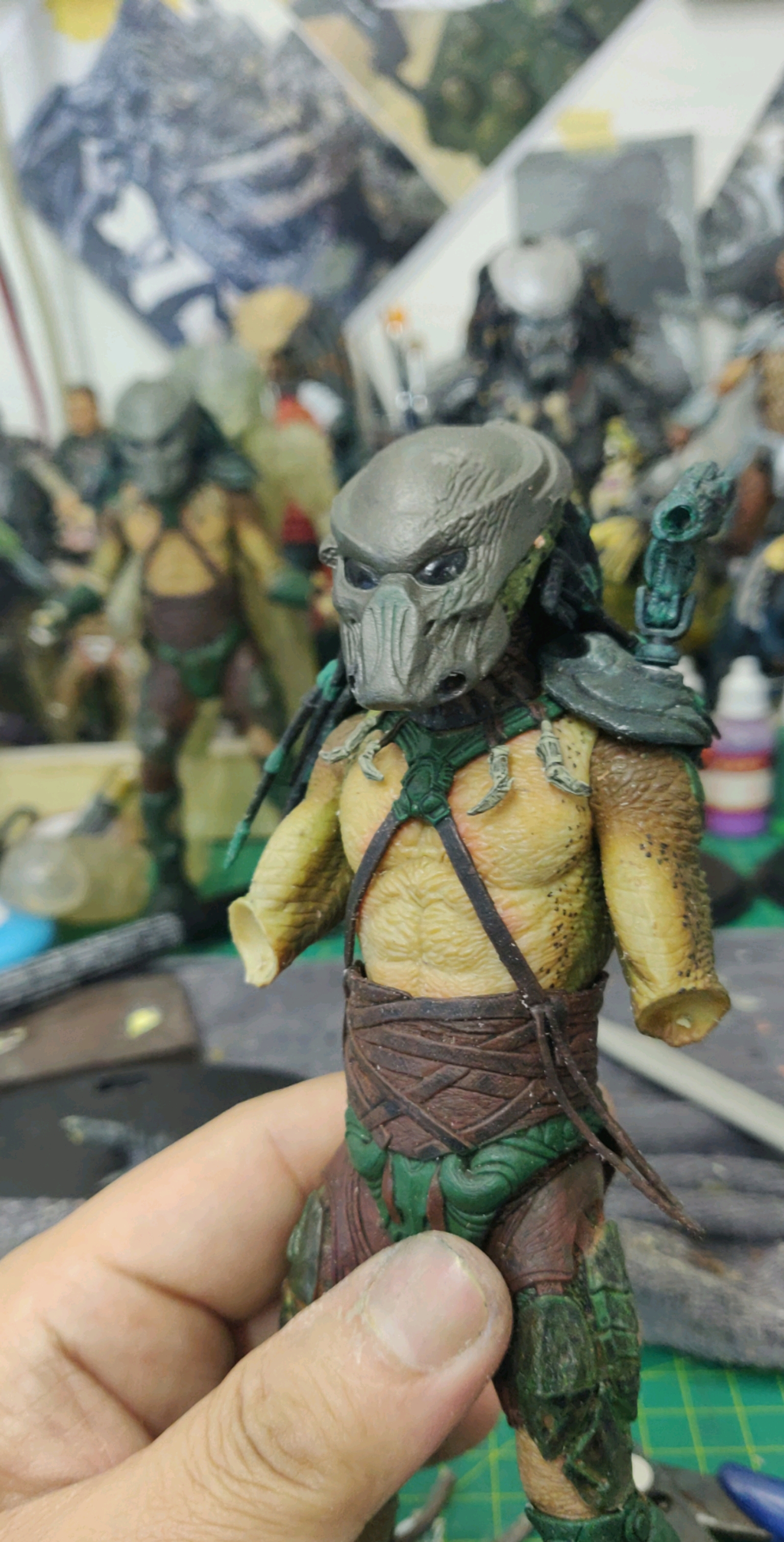 【修复】neca-铁血战士-象面-断牙 - 哔哩哔哩