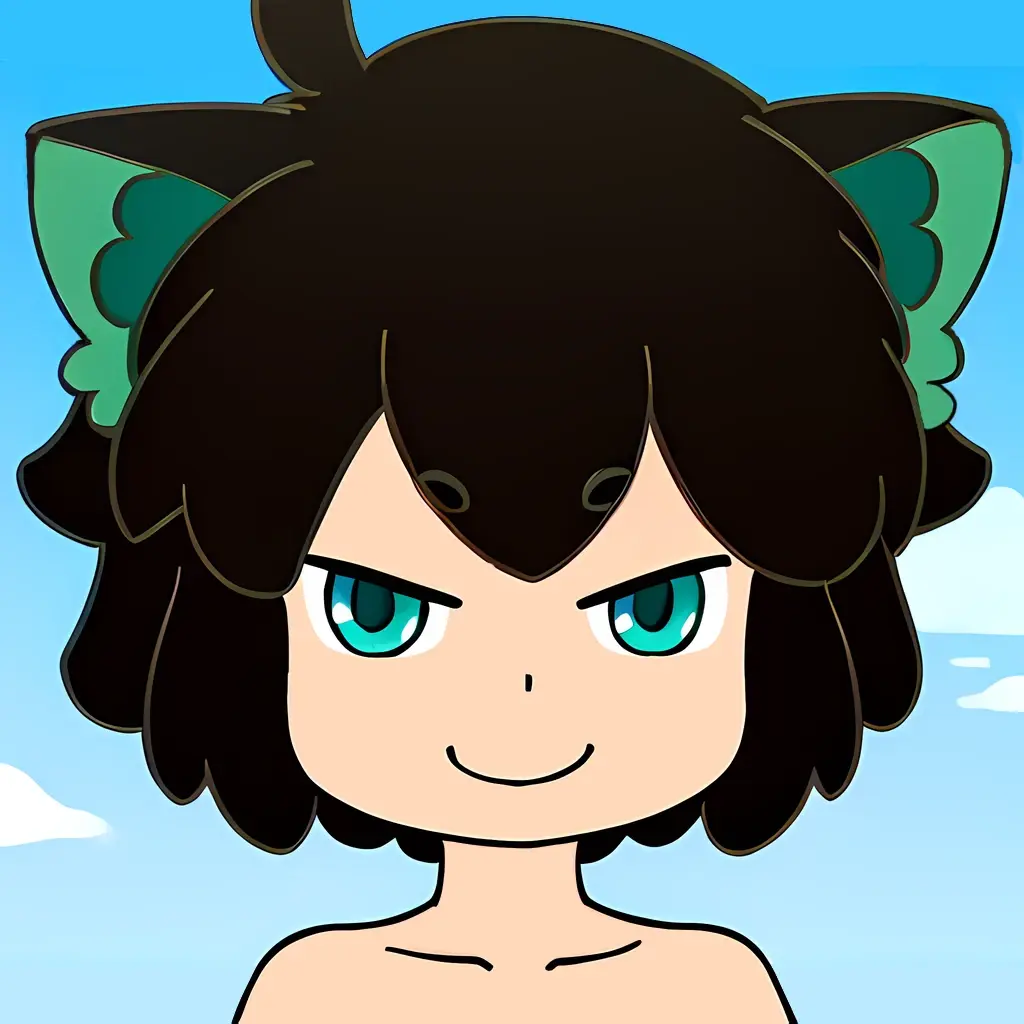 ai绘制的罗小黑头像一组超级可爱