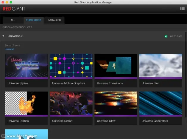 Red Giant Universe Mac Ae特效插件套装 V3 3 1版 哔哩哔哩