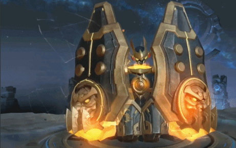 王者荣耀s16赛季皮肤盾山御銮满身尽是黄金甲中国风真香