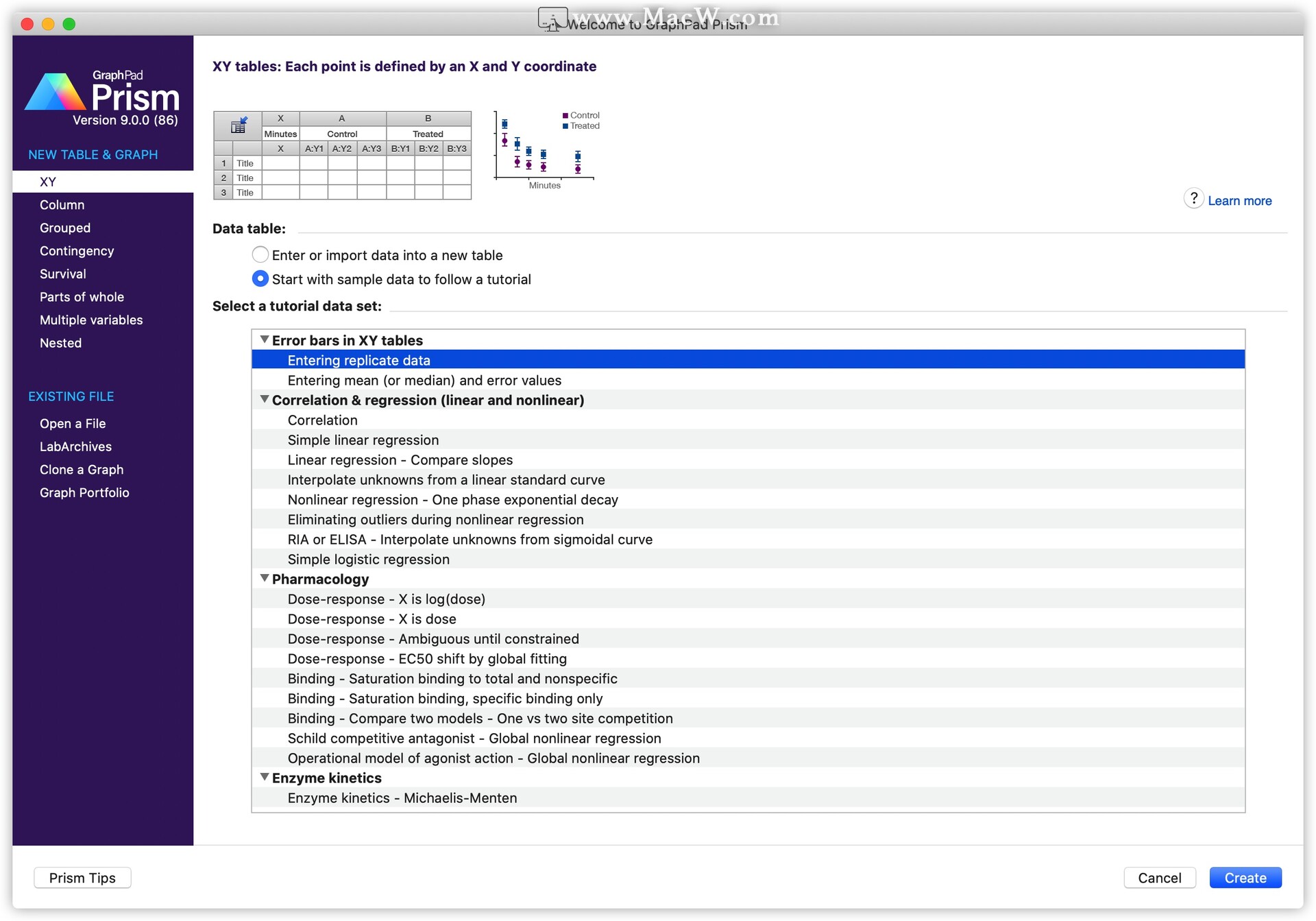 graphpad prism 9 Mac专业医学绘图分析软件 v9.0永久激活版 哔哩哔哩