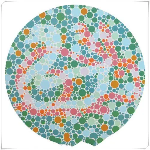 5张色盲色弱检测图 第2张是兔子和鹅 妹妹非得说只有鹅 哔哩哔哩