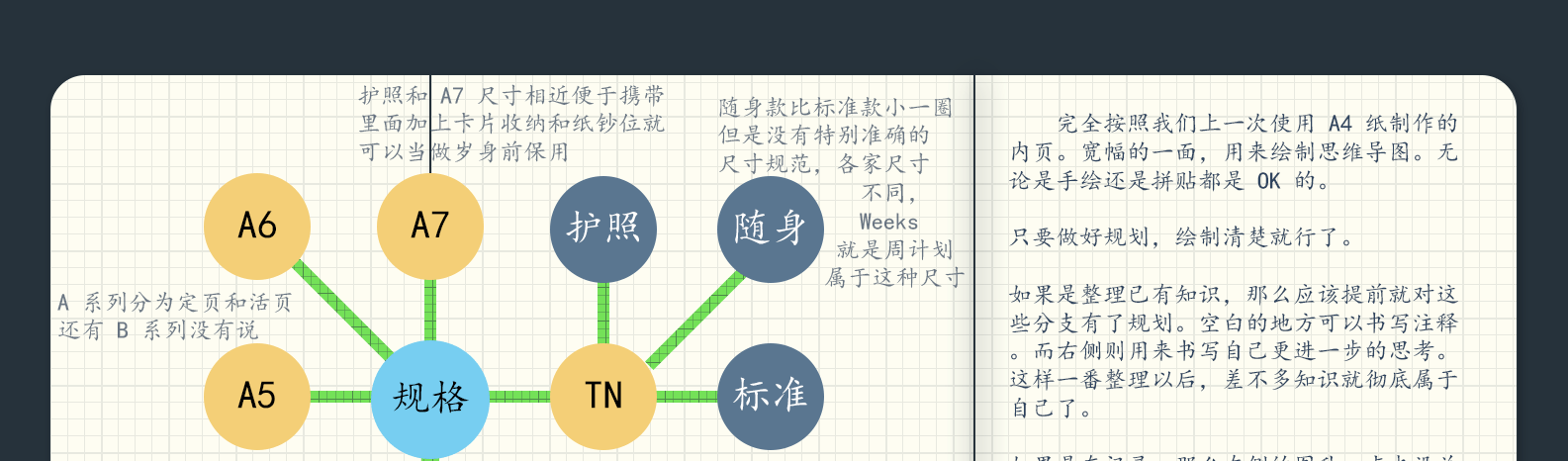纸diy 旅行手帐 Tn 内芯之布局篇 哔哩哔哩