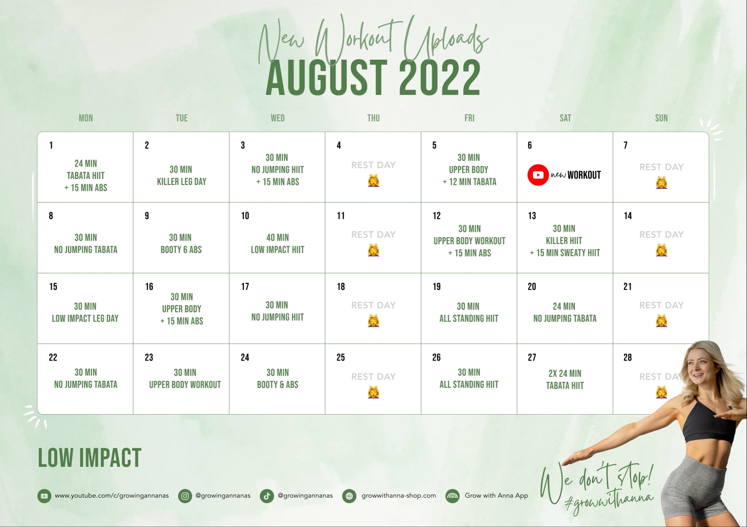 Growingannanas Workout Plan