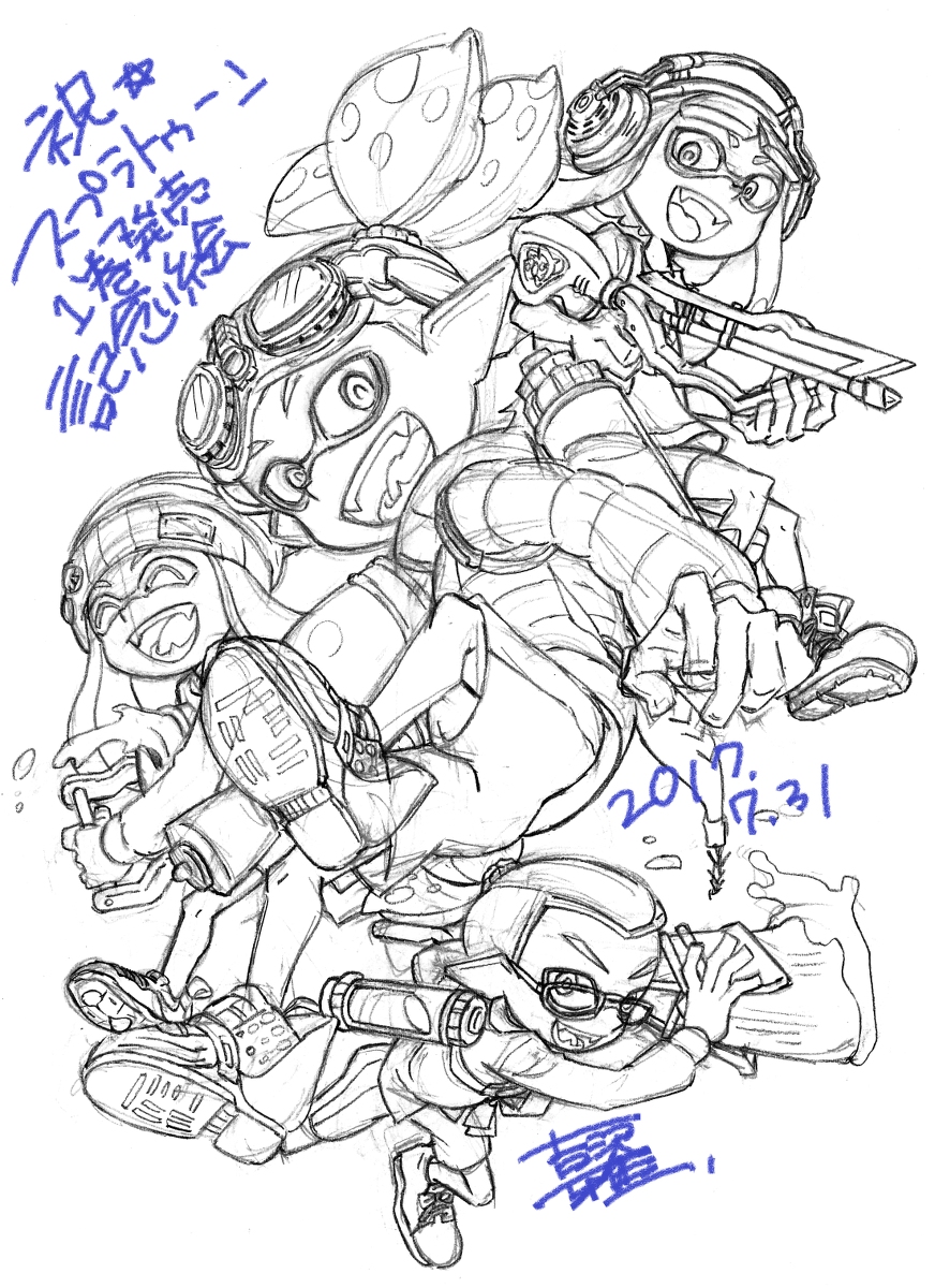 由于我发烧了所以我又来放splatoon的图了