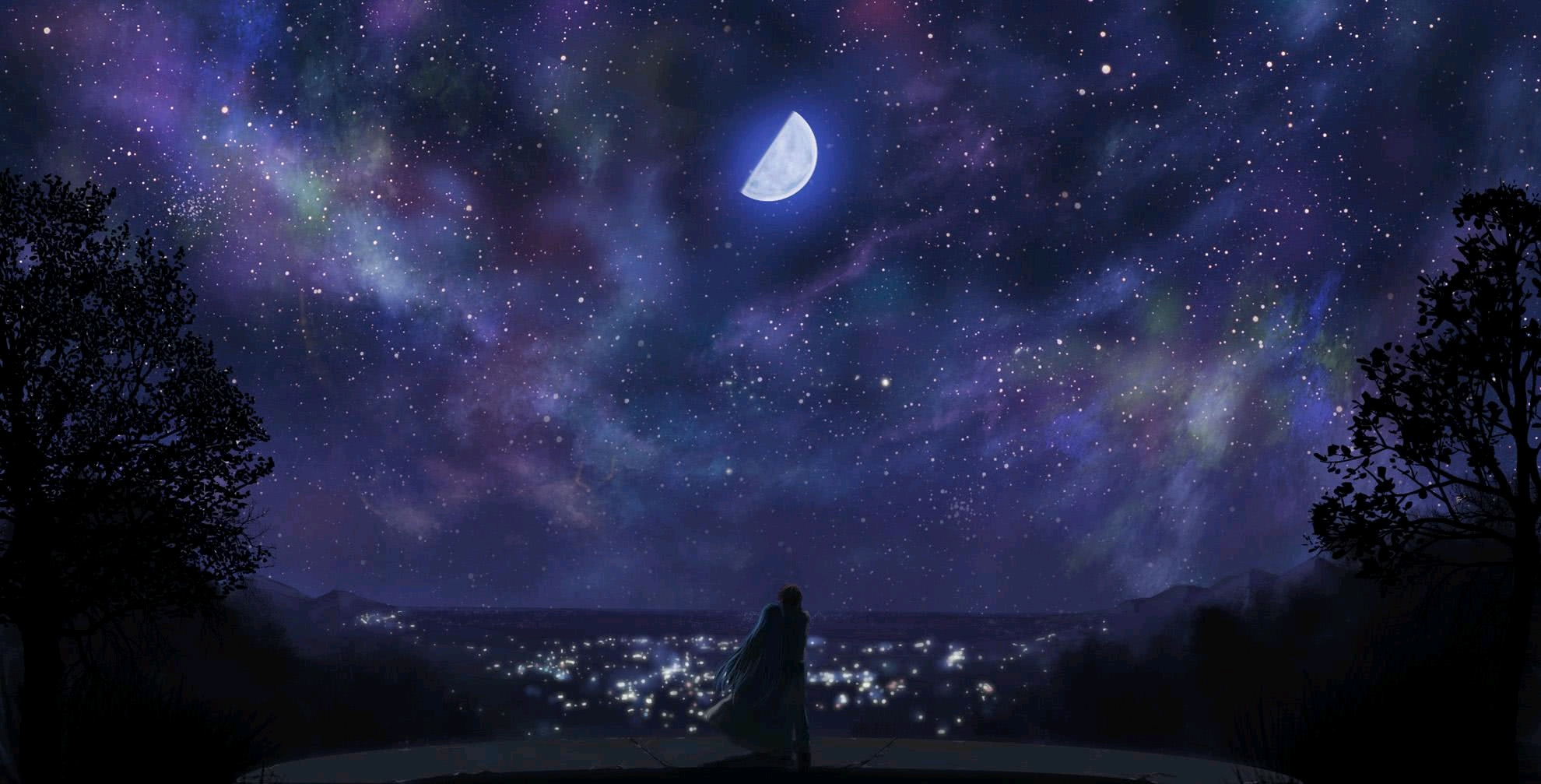 抬眼一看,万丈星辰