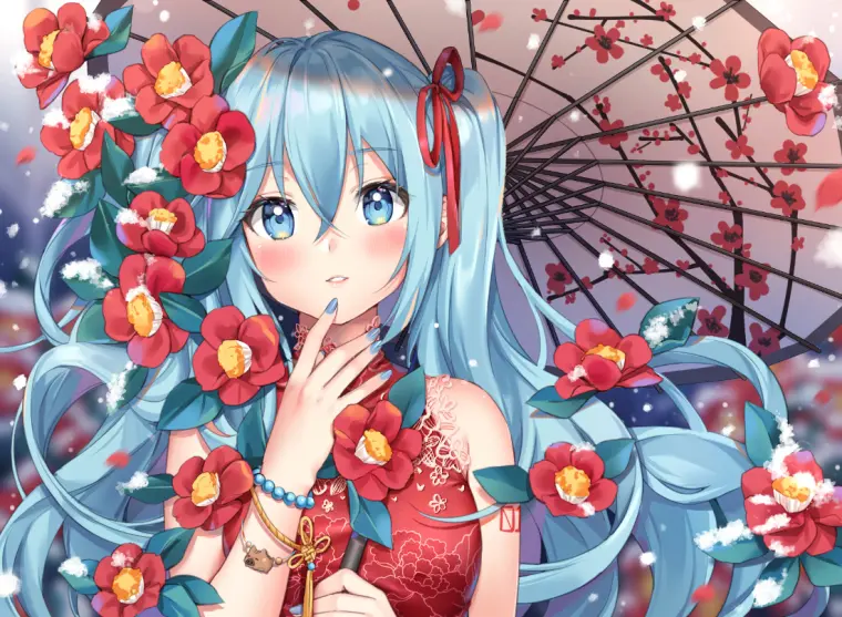 中国风初音未来壁纸 哔哩哔哩