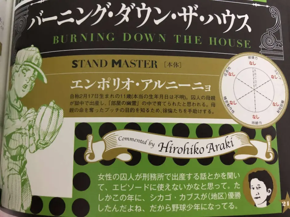 搬运 Jojo中替身放火烧厝设定 哔哩哔哩