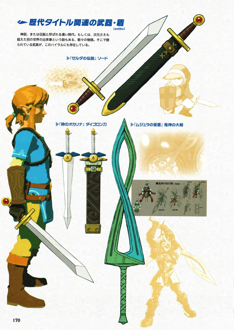 塞尔达传说荒野之息 游戏设定集 哔哩哔哩