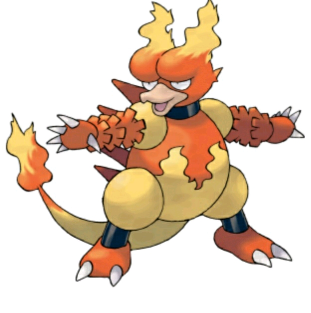 鸭嘴火兽鸭嘴宝宝30级进化型,属性:火 特性:火焰之躯 隐藏特性:干劲