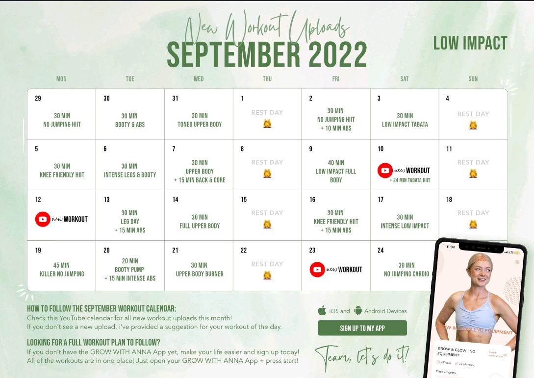 Growingannanas 九月训练计划 哔哩哔哩