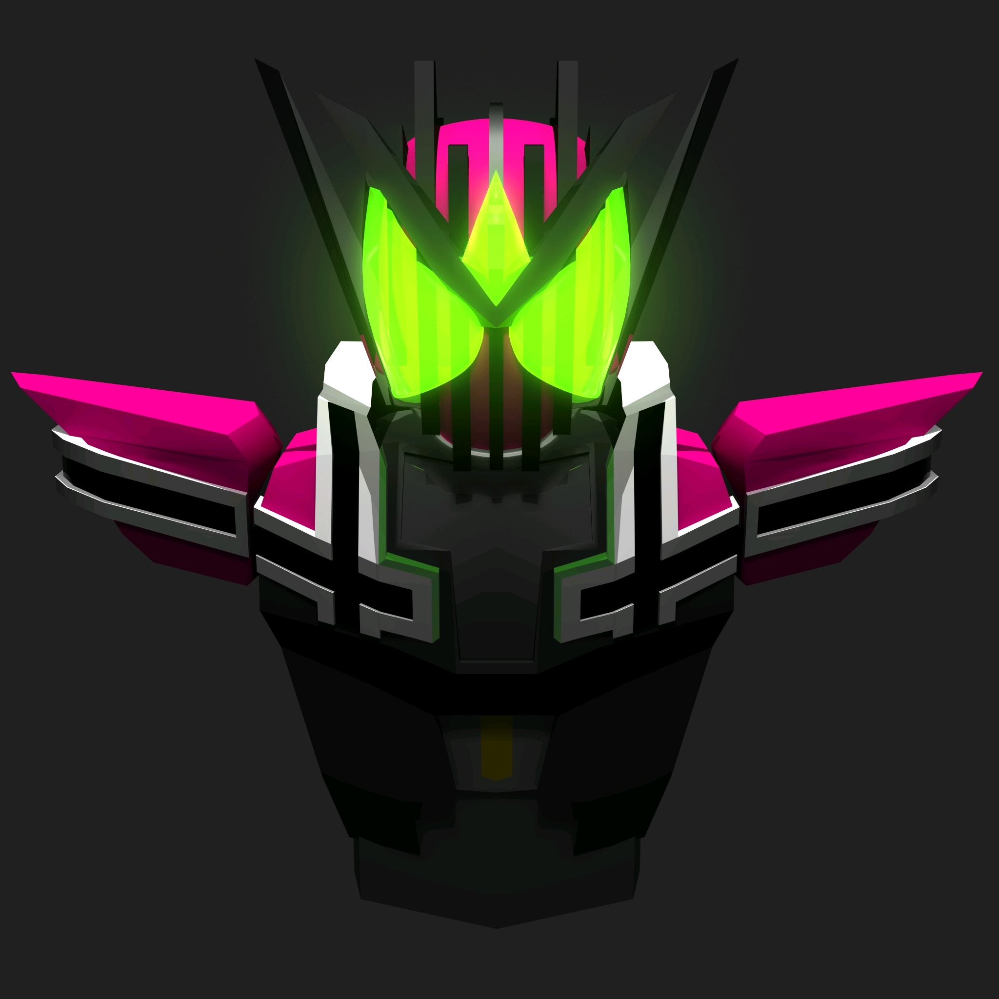 闲来无事瞎建模的neo decade神主牌牌