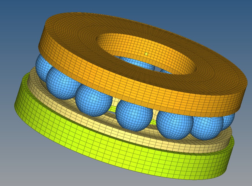 4,检查网格 合并网格端面节点,同时检查有无t形边和自由边 6,最终模型