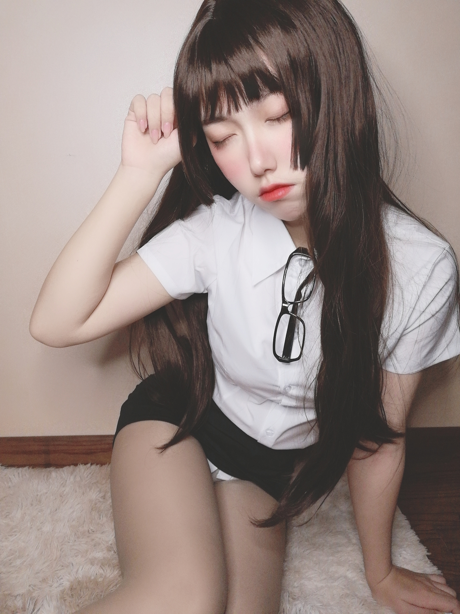 芋圆侑子sj醉酒小秘书cosplay2