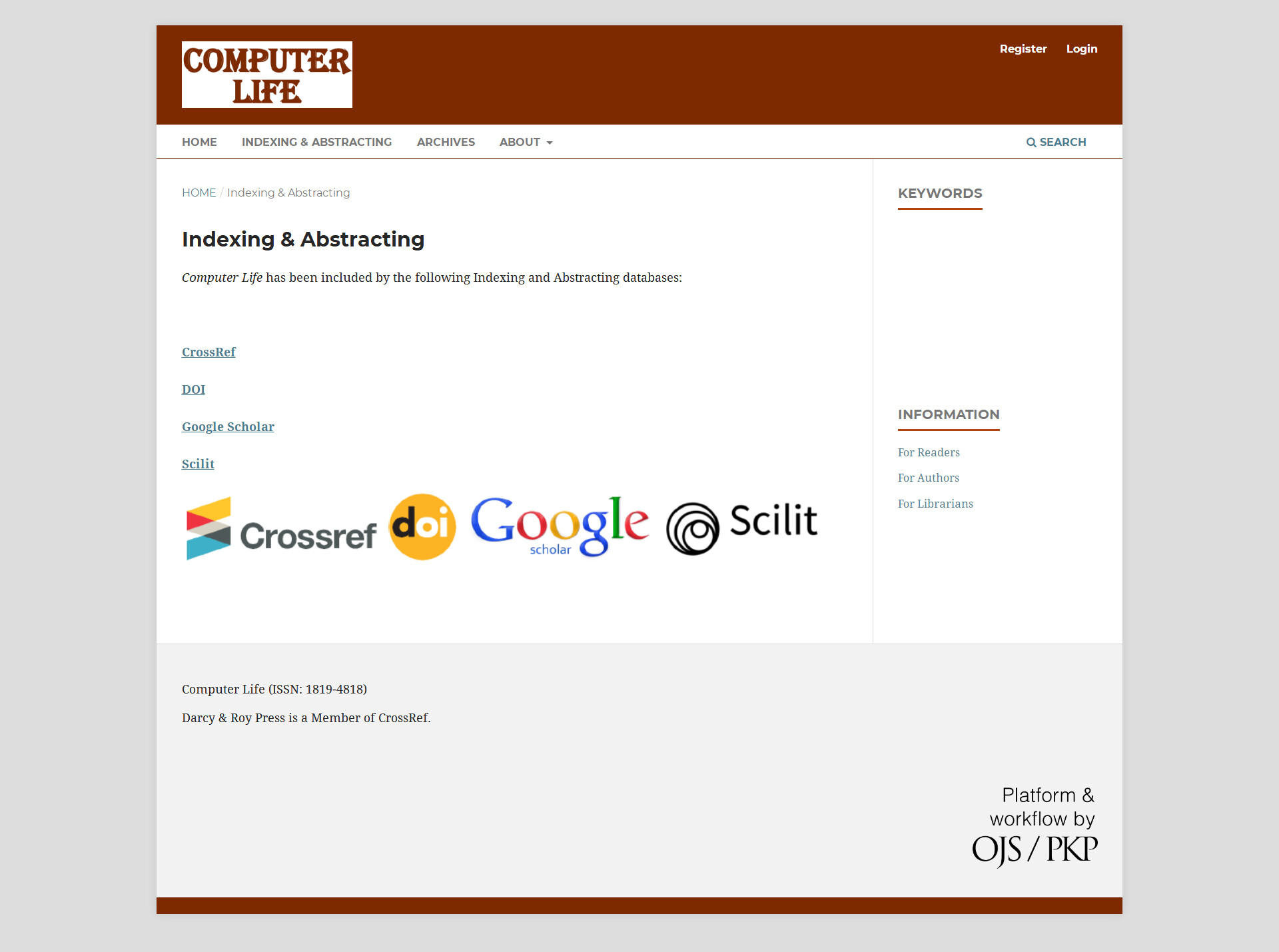 Life》 (CPL) ISSN 18194818 哔哩哔哩