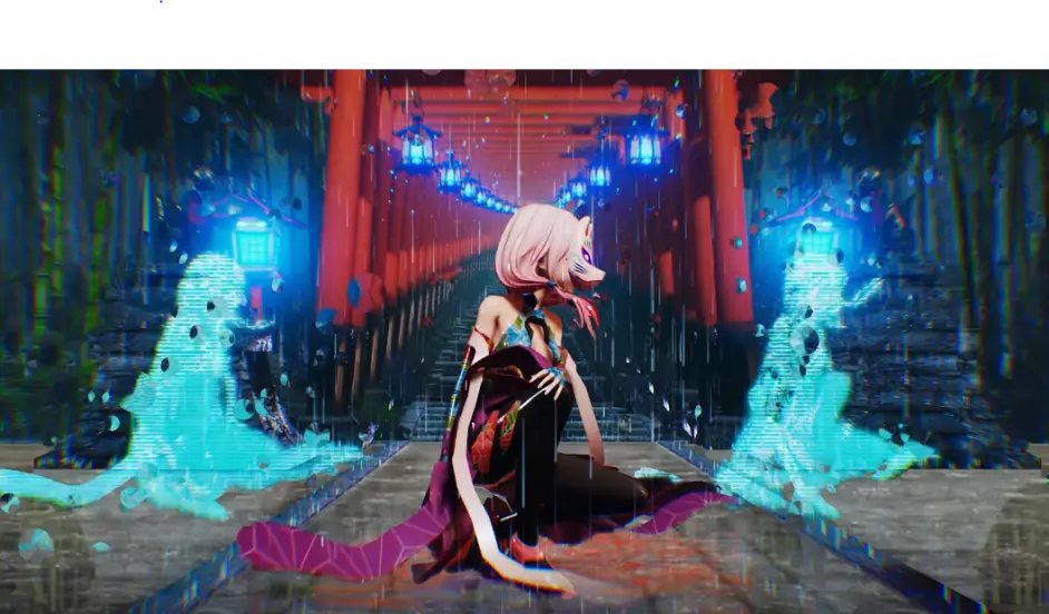 MMD】停留在空中的雨滴效果（Ray渲） - 哔哩哔哩
