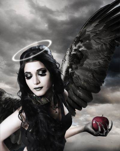ps合成一款逼真的暗黑天使