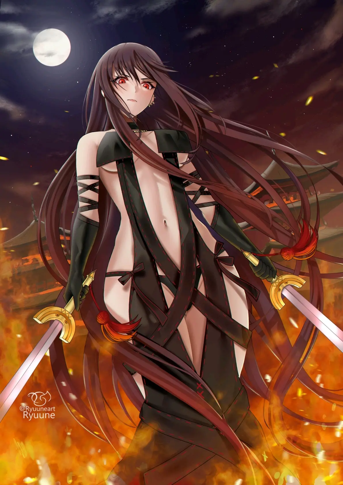 p站fgo虞美人图 - 哔哩哔哩