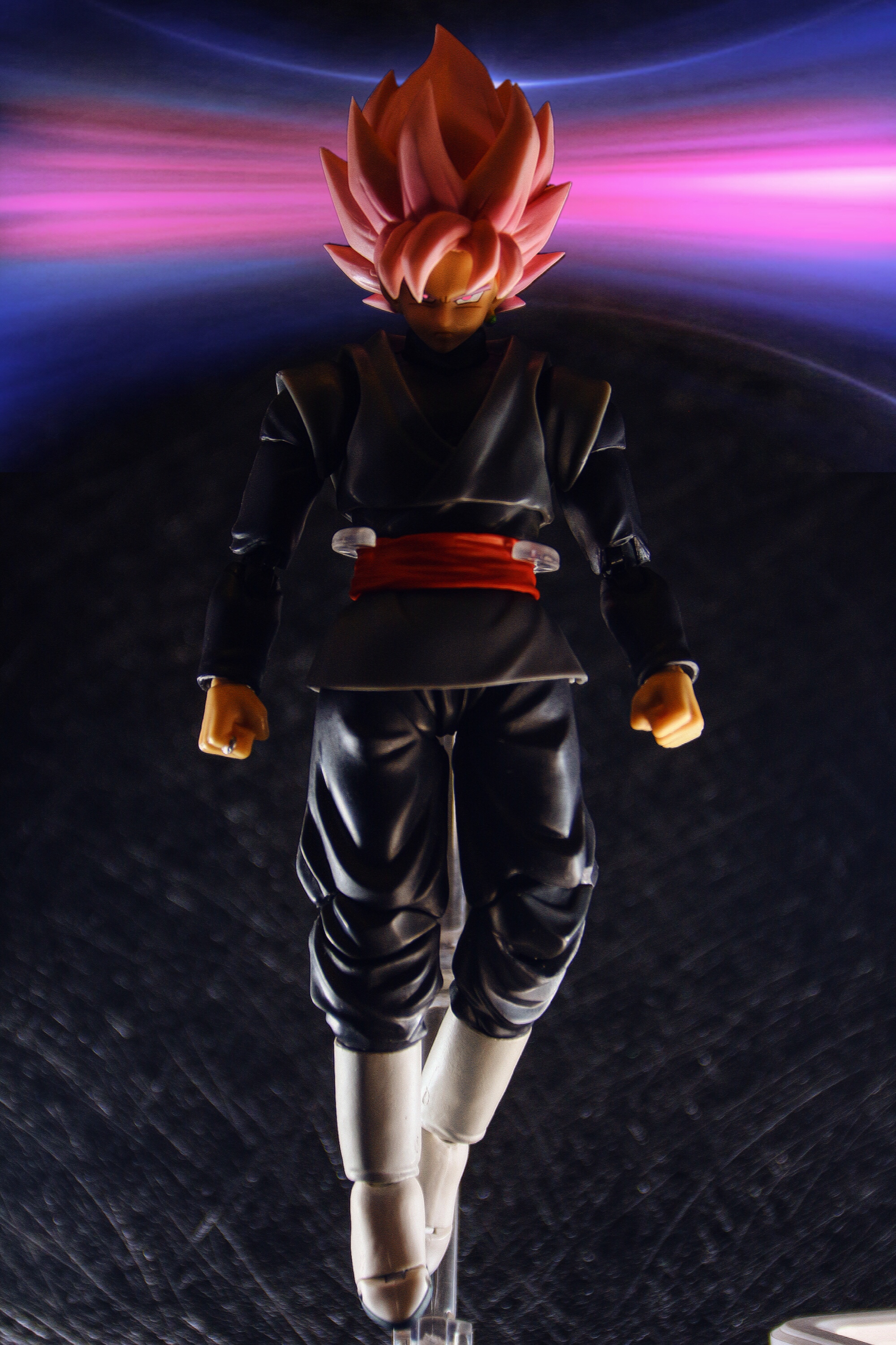 吧友展示:【s.h.figuarts】s.h.f黑悟空/桃红悟空