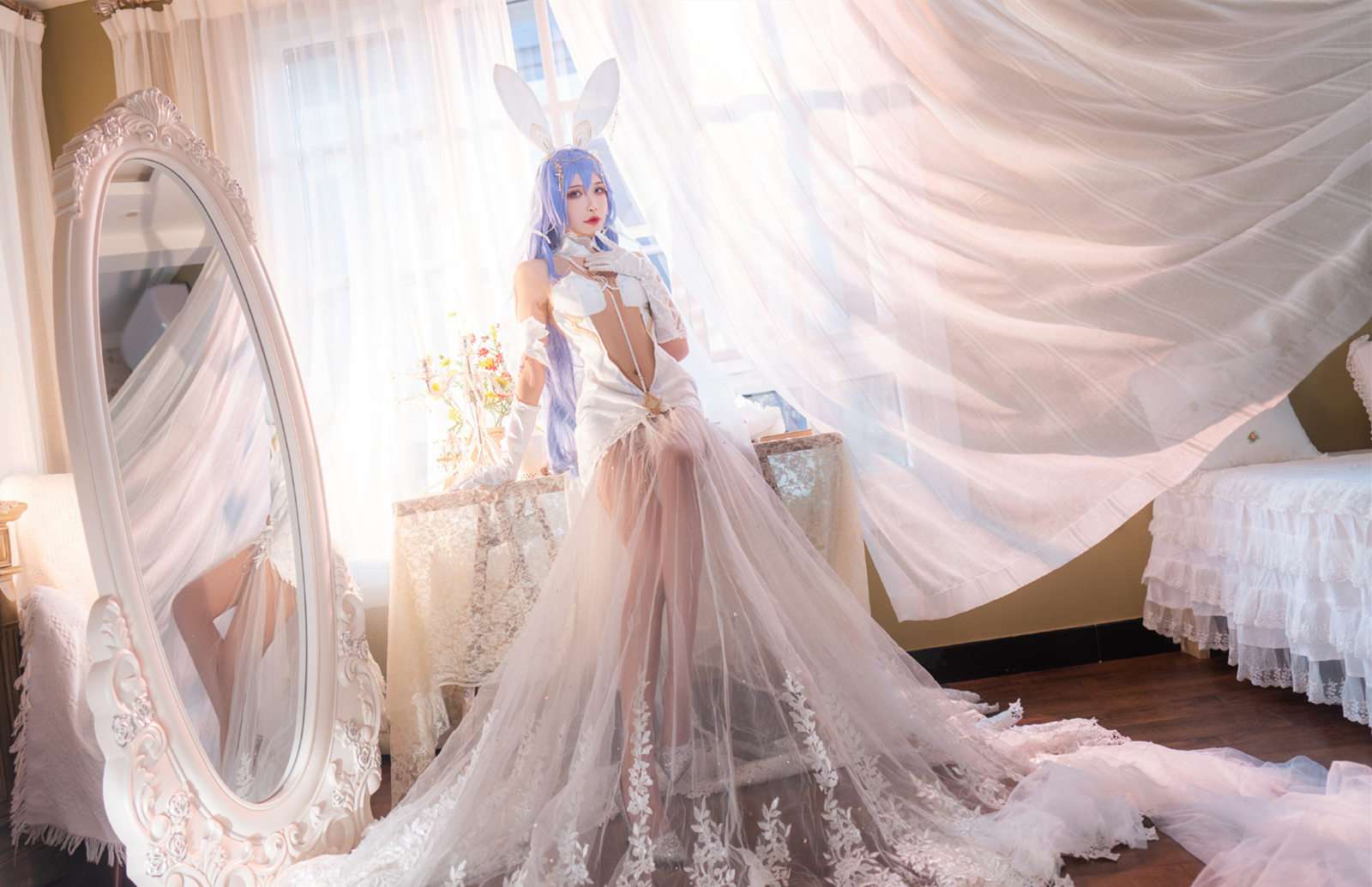 纱希只喝快乐水花园白雪之仪CosPlay4