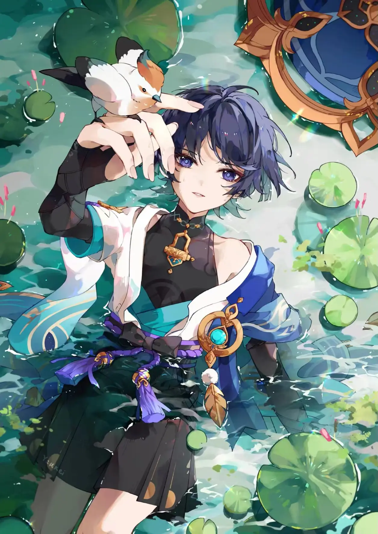 散荧|流萤歌①(又:被迫出演古偶cos的流哥被荧拯救了)