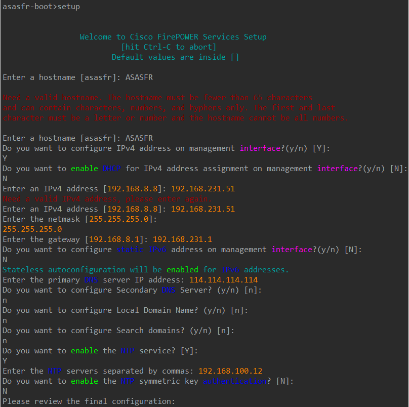 保姆级【ASA with Firepower替换和SFR模块安装】 哔哩哔哩