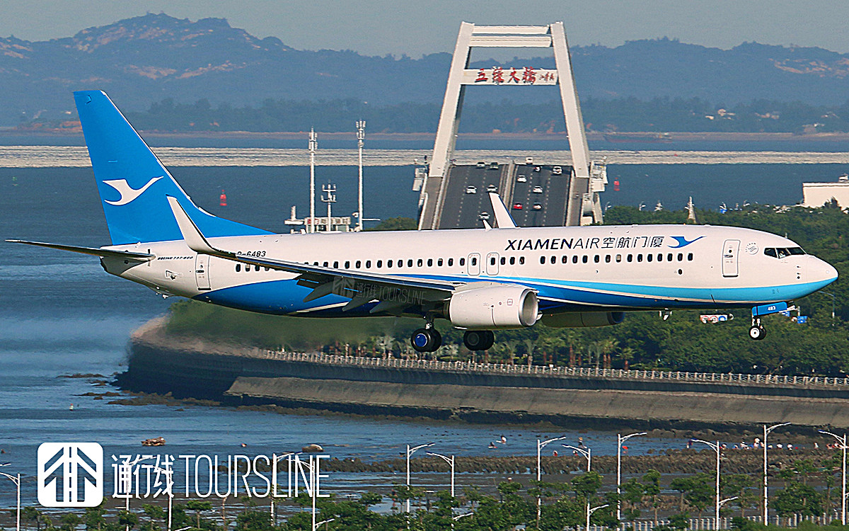 廈門航空的波音 737-800 飛機