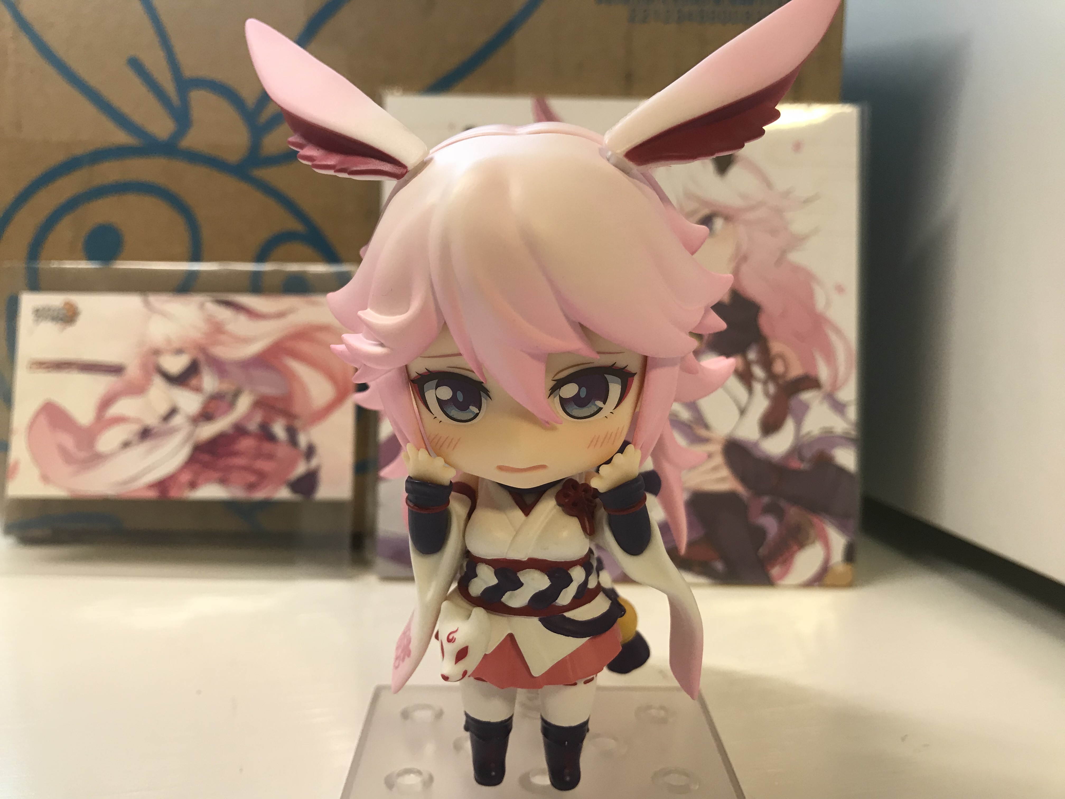 楚歌崩坏3gsc八重樱黏土人手办开盒评测多图