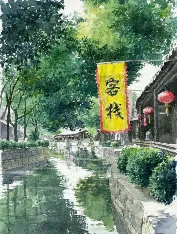 盘点4位日本著名画家的水彩风景 美不胜收 哔哩哔哩