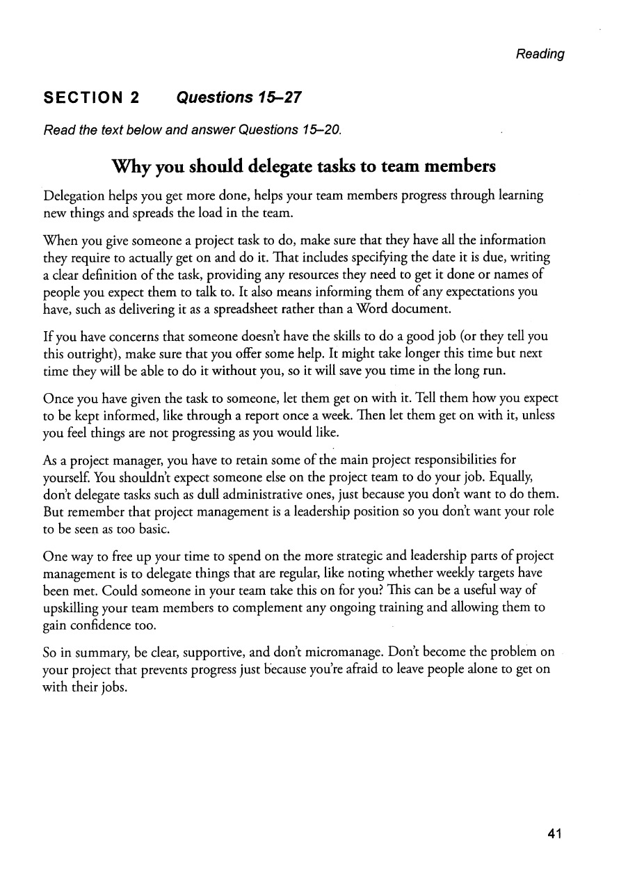 8 READING General Training Test 1 for General Training student 哔哩哔哩