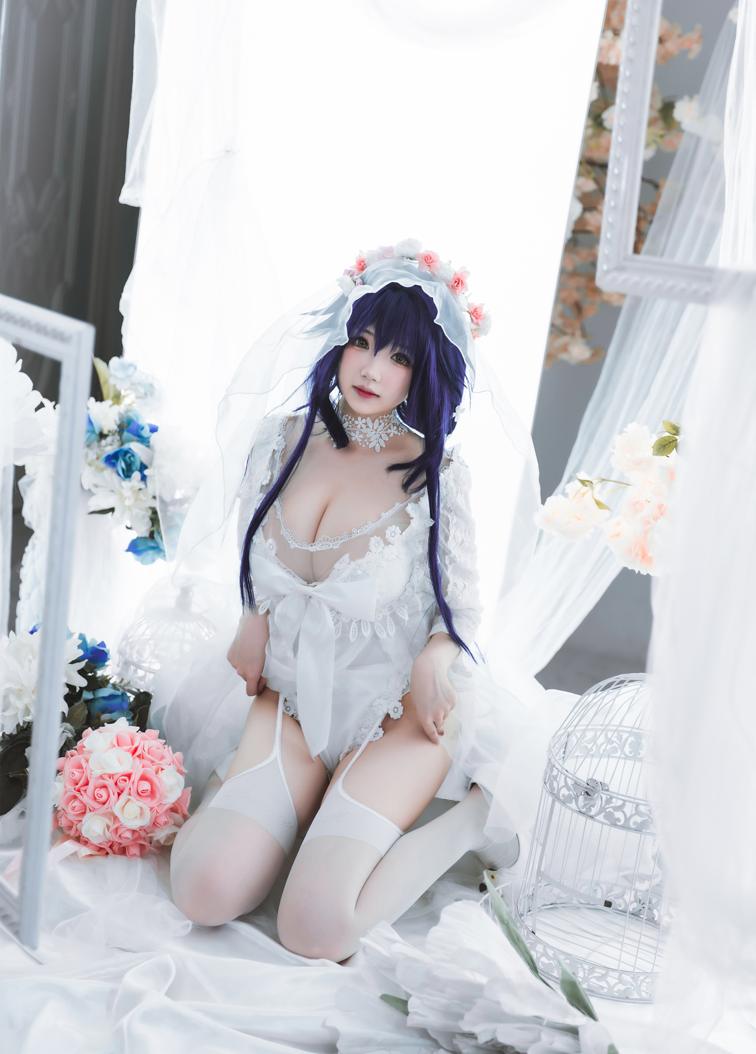 雪晴astra碧蓝航线吾妻花嫁cosplay3