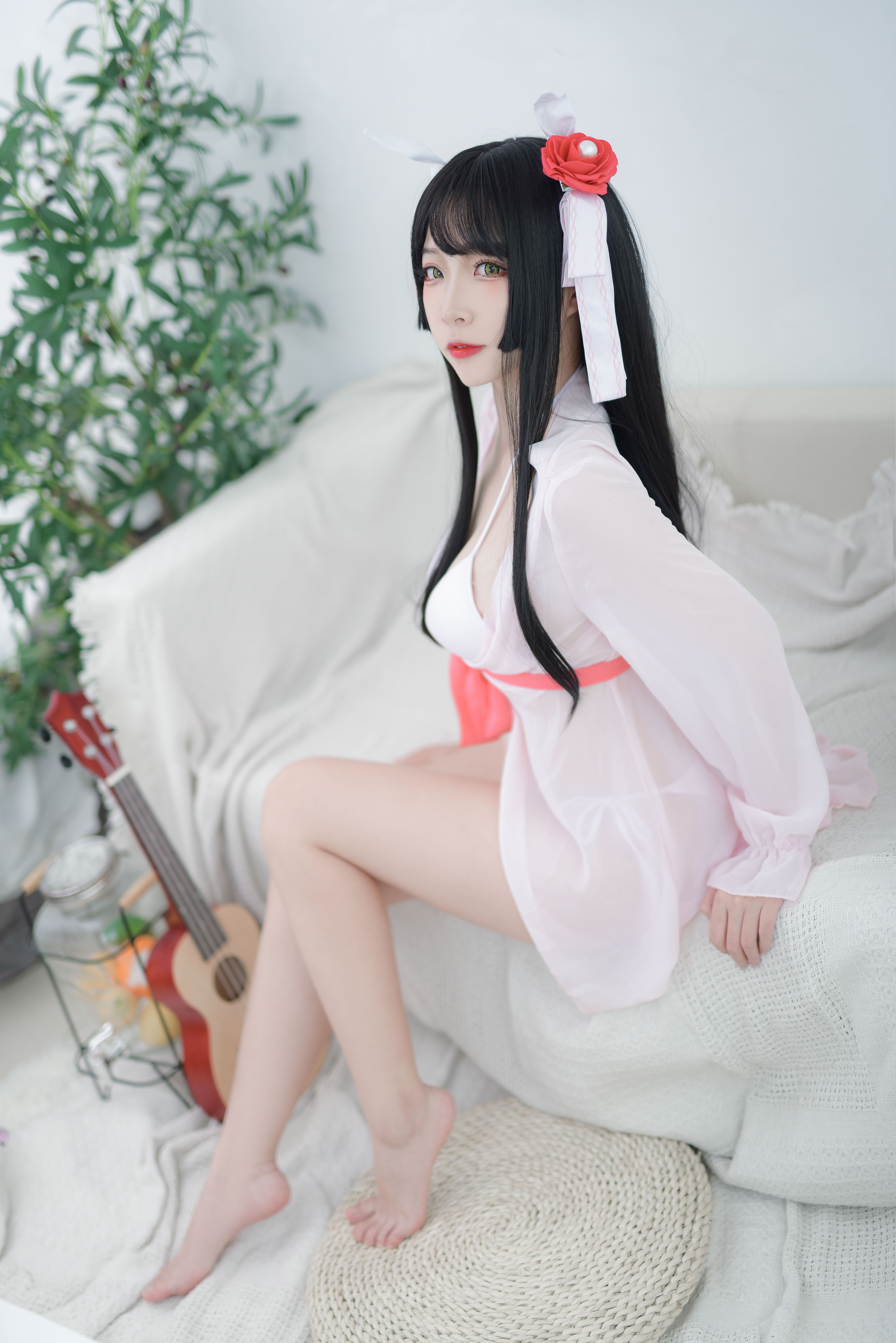 精选美少女cosplay系列 碧蓝航线比叡泳装 哔哩哔哩专栏