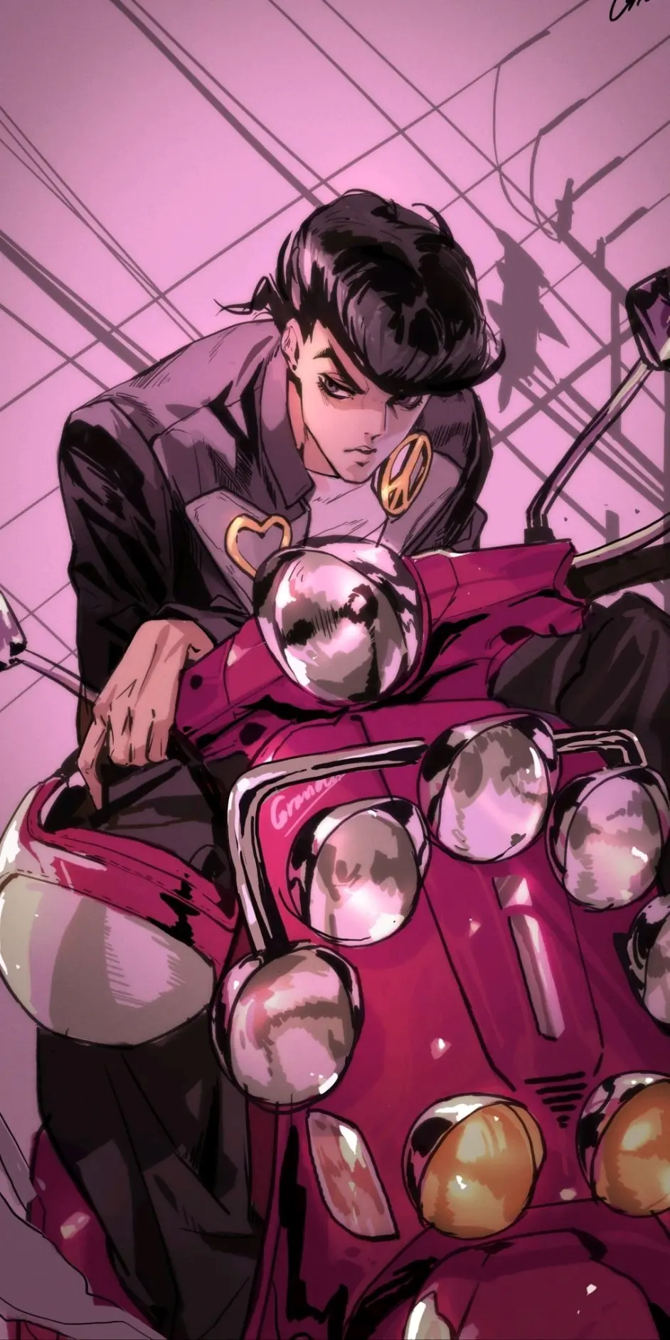 Jojo的奇妙冒险 承太郎 东方仗助 岸边露伴 迪奥 二乔 高清唯美手机壁纸 头像 第一期 哔哩哔哩