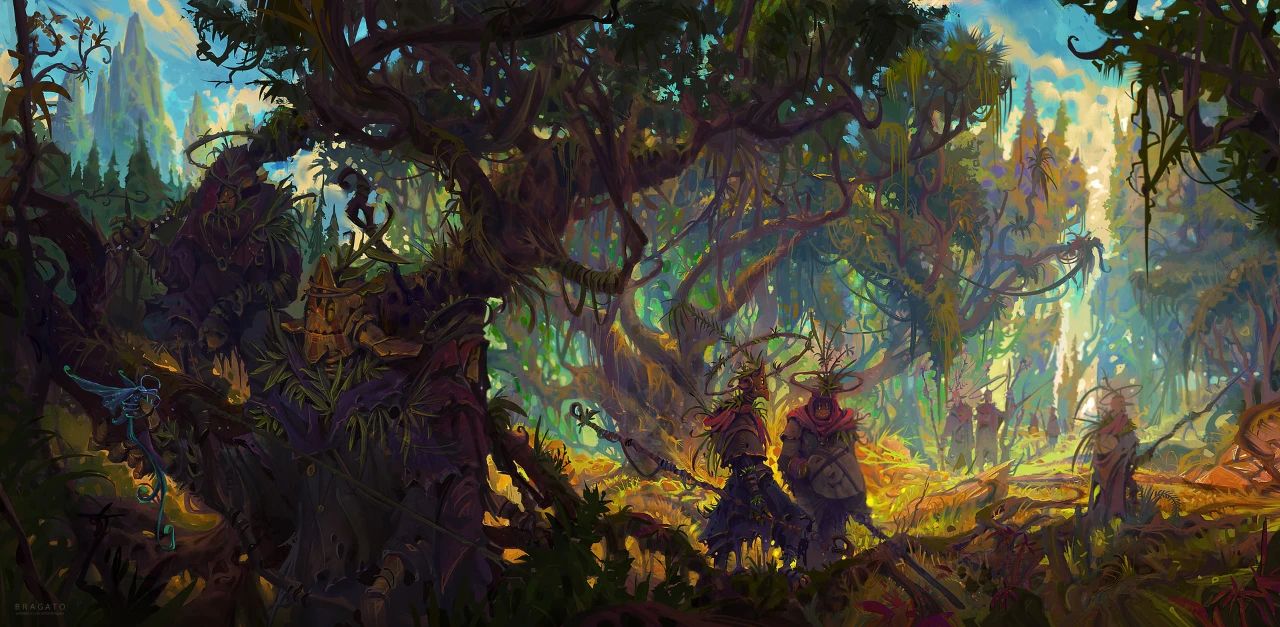 寥寥几笔呈现异世界!