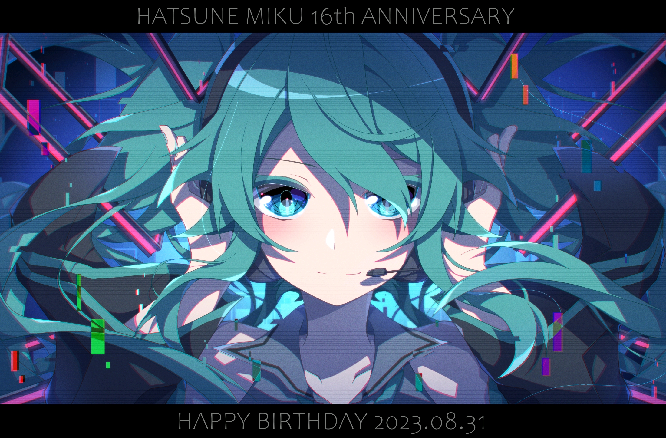 『初音ミク』16周年纪念贺图100张ღˇ