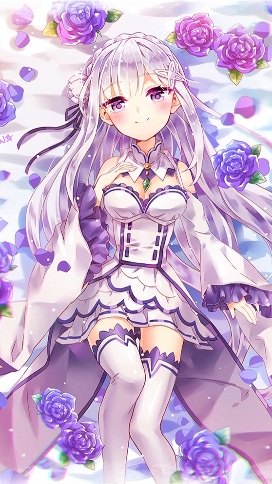 手机壁纸裁剪我永远喜欢艾米莉亚07