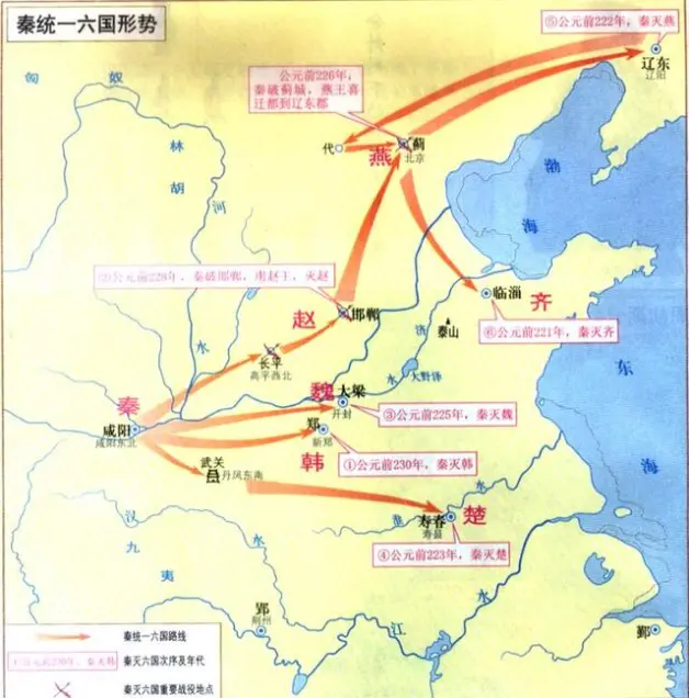 秦始皇灭亡六国 统一天下时 赵国为什么有两个灭亡时间 哔哩哔哩