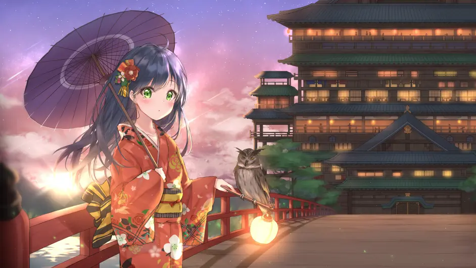 夏日祭典和服浴衣少女壁纸特辑 哔哩哔哩