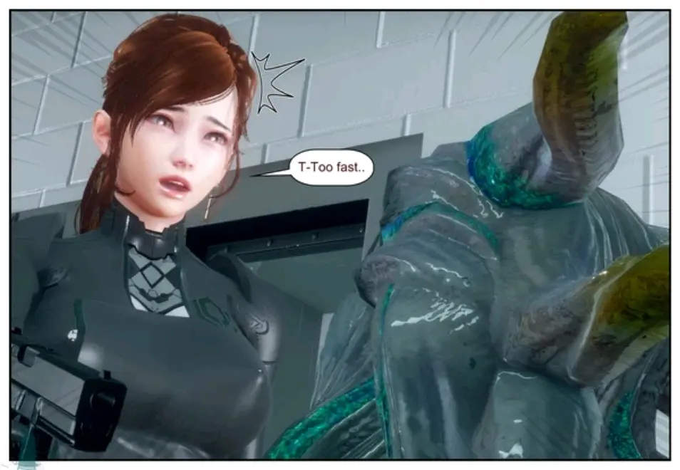 【附身寄生】女警被外星人寄生钻入2