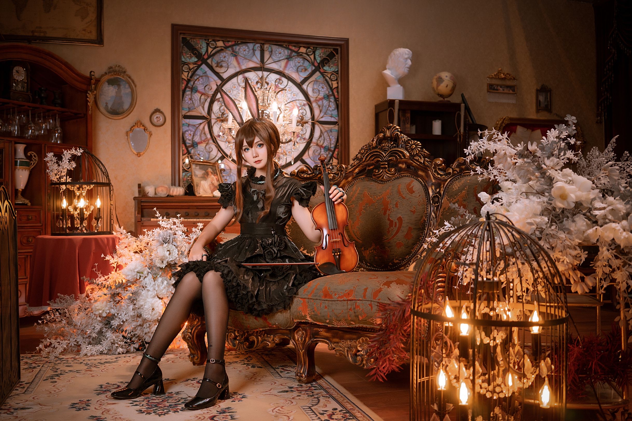 【cosplay】明日方舟-阿米娅音律 - 哔哩哔哩