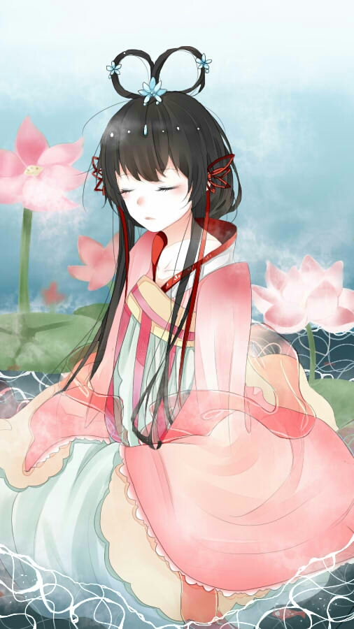 洛天依忆红莲 画师:吾本是狐