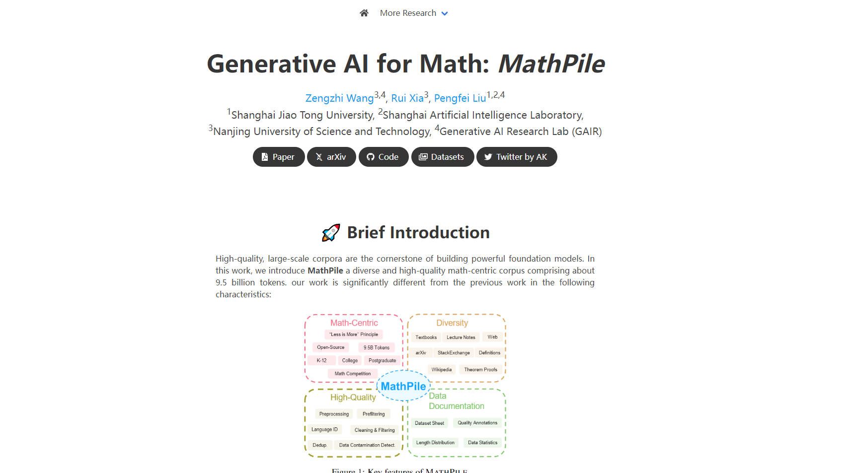 MATHPILE：一个高质量、大规模的数学语料库 - 哔哩哔哩