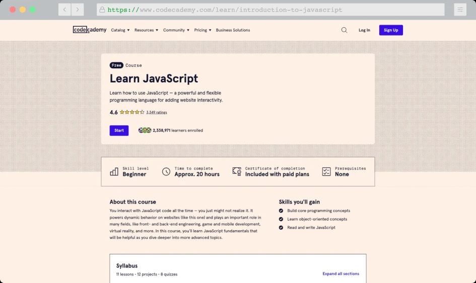 9个免费学习JavaScript的网站和教程[2024最新推荐] - 哔哩哔哩