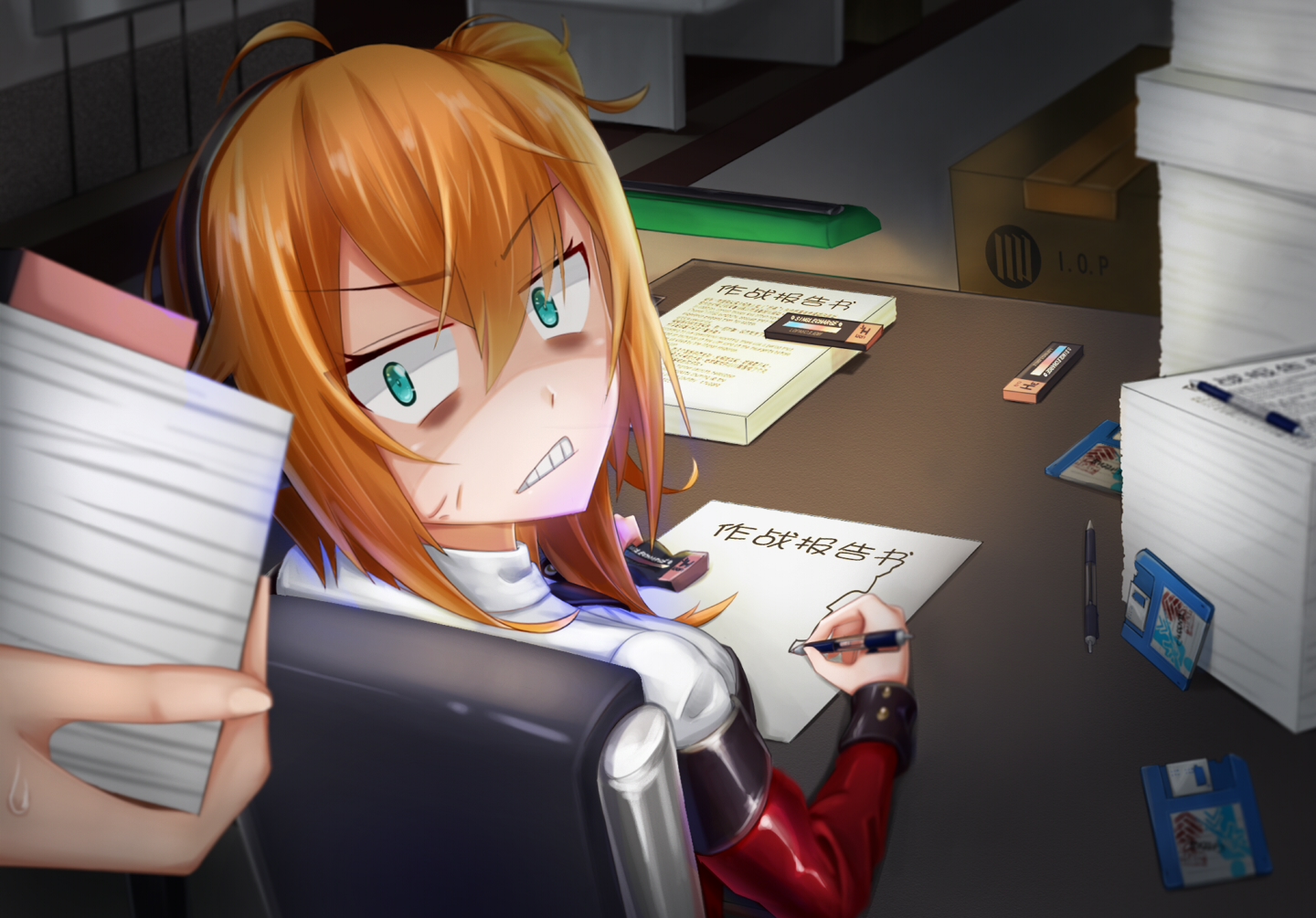 少女前线同人格琳娜指挥官