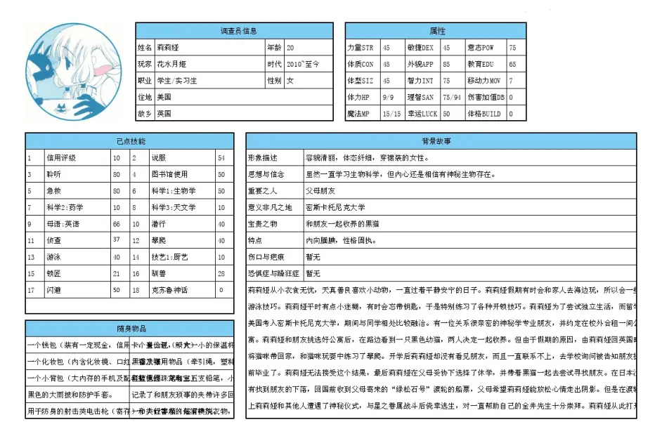 跑团记录 神秘渡轮 缘起 无双 哔哩哔哩