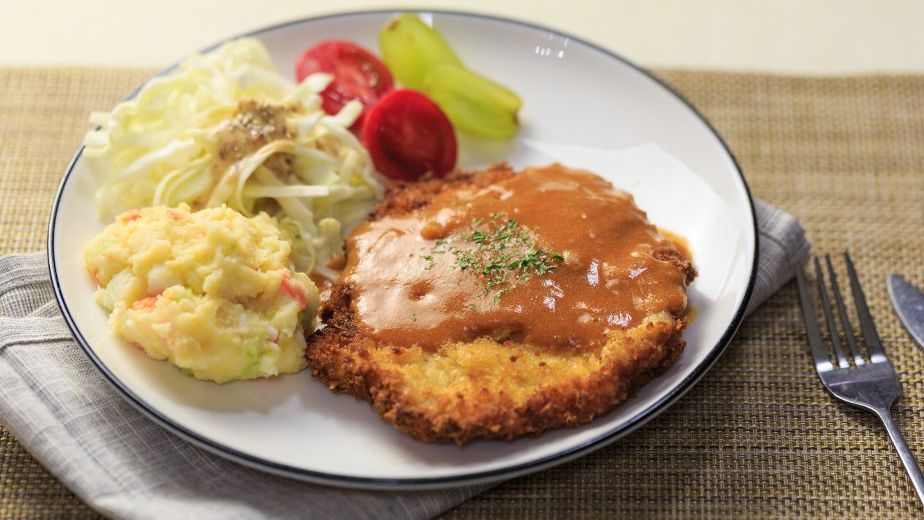 【炸猪排】综艺"姜食堂"里的炸猪排,韩国兄妹教你哦!