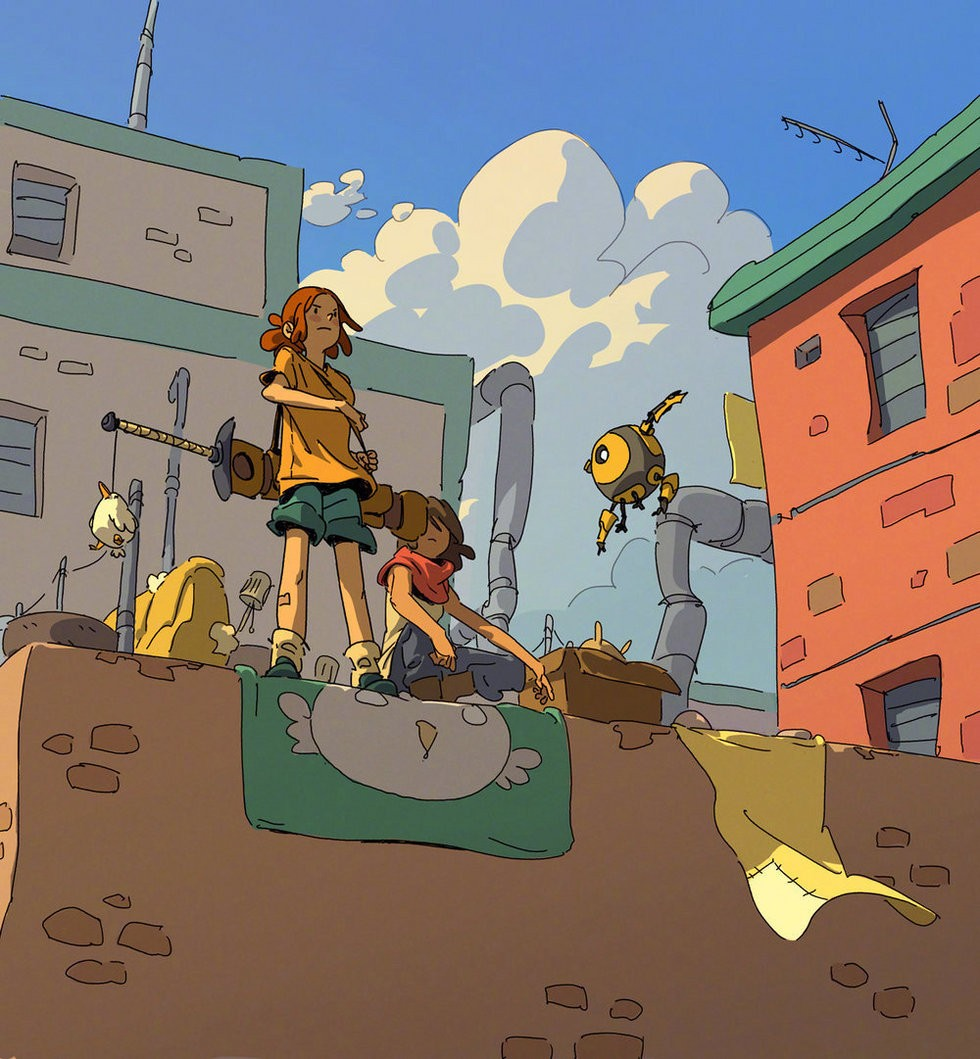 宫崎骏又出新作这组吉卜力风格插画也太治愈了吧