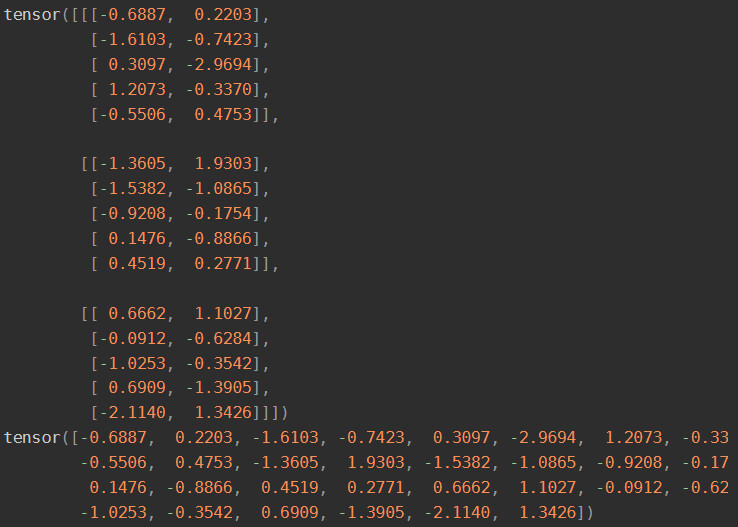 pytorch中，view(1)的作用 哔哩哔哩