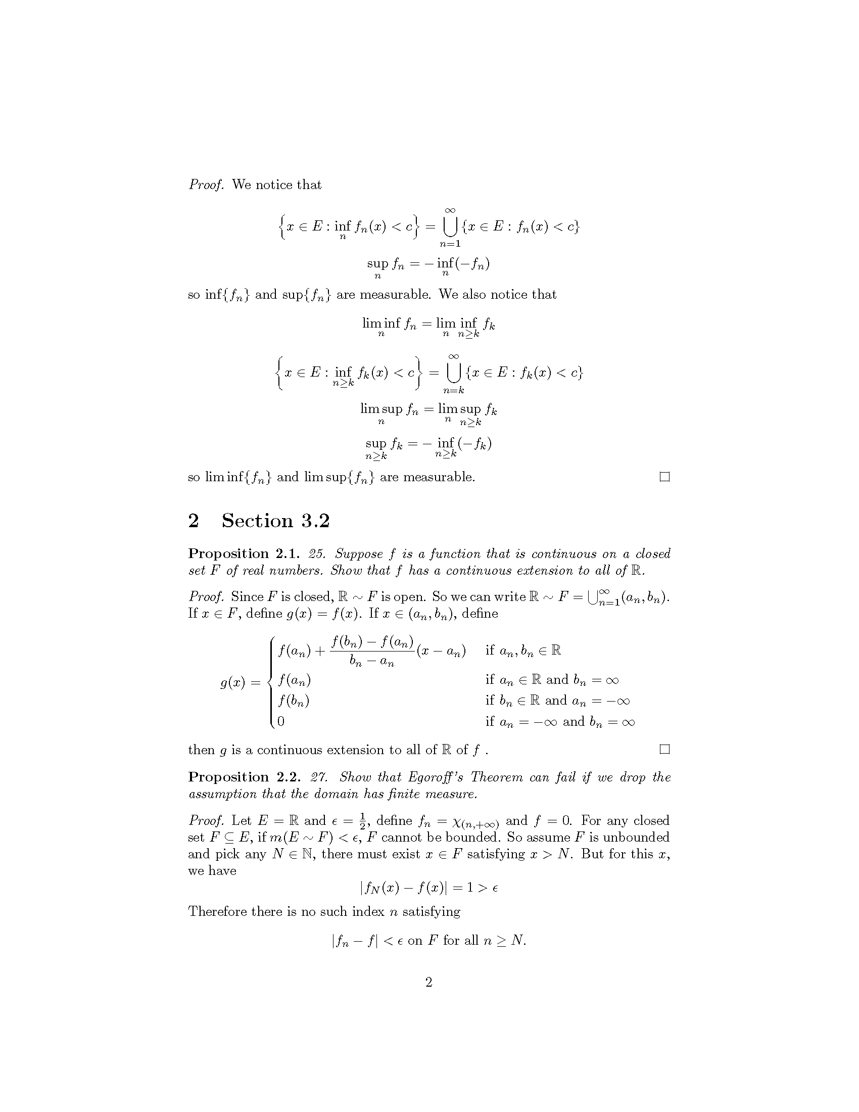 Solutions to real analysis royden 4th edition 