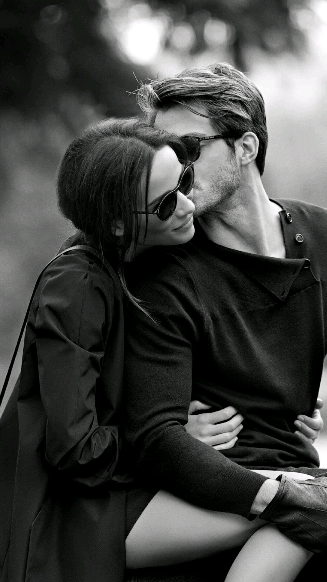 黑白主题高清情侣手机壁纸 总有一款适合你!
